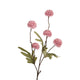 Roberts collection pompon fleur artificielle 52cm authum vieux rose