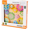 Viga jouets d'activité engrenages en bois, taille 30x30 cm, 1 pièce