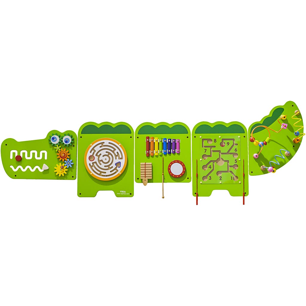 Mur de jeu Viga avec motif crocodile, dimensions 187x61 cm, 1 pièce