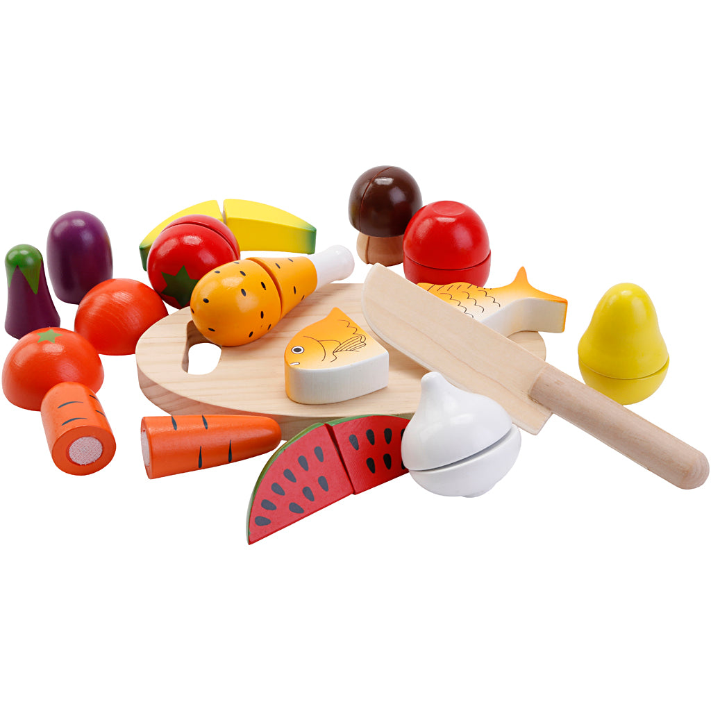 Viga jeu de découpe de nourriture, 26 pièces 1 set