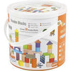 Blocs en bois Viga, taille 3 cm, 50 pièces 1 jeu