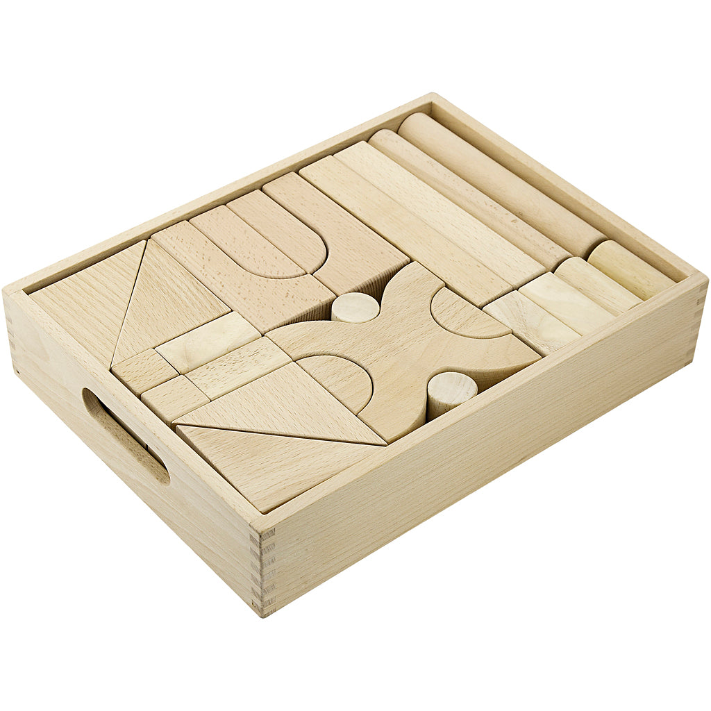 Jeu de blocs en bois Viga, 48 pièces 1 jeu
