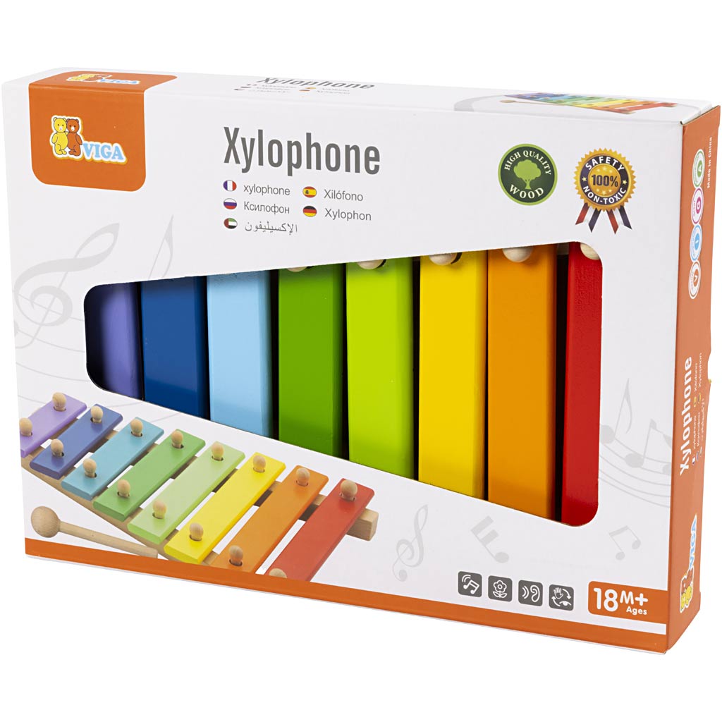 Xylophone Viga, dimensions 31x23x5 cm, 1 pièce