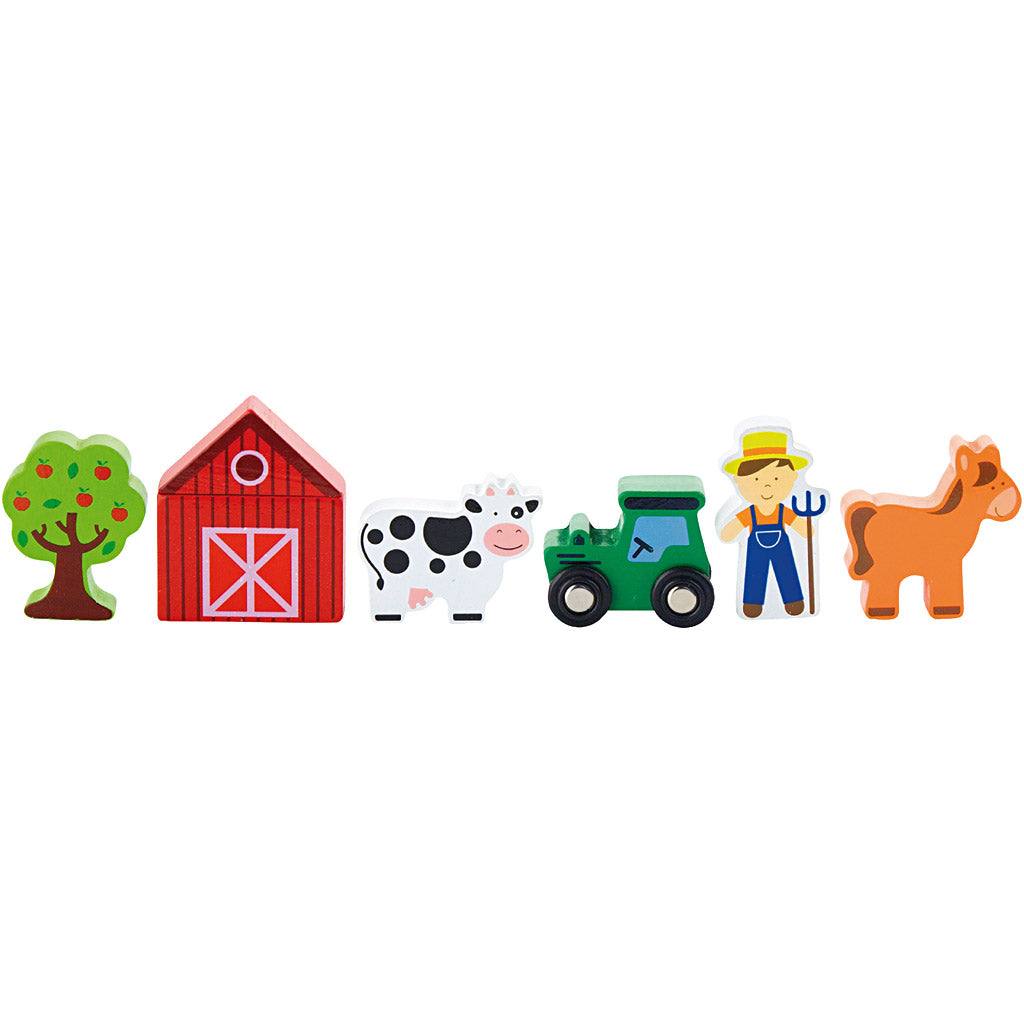 Accessoires ferroviaires Viga, ferme, 6 pièces 1 jeu