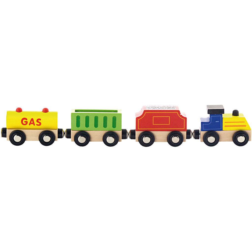 Accessoires ferroviaires Viga, train de marchandises, 4 pièces 1 jeu