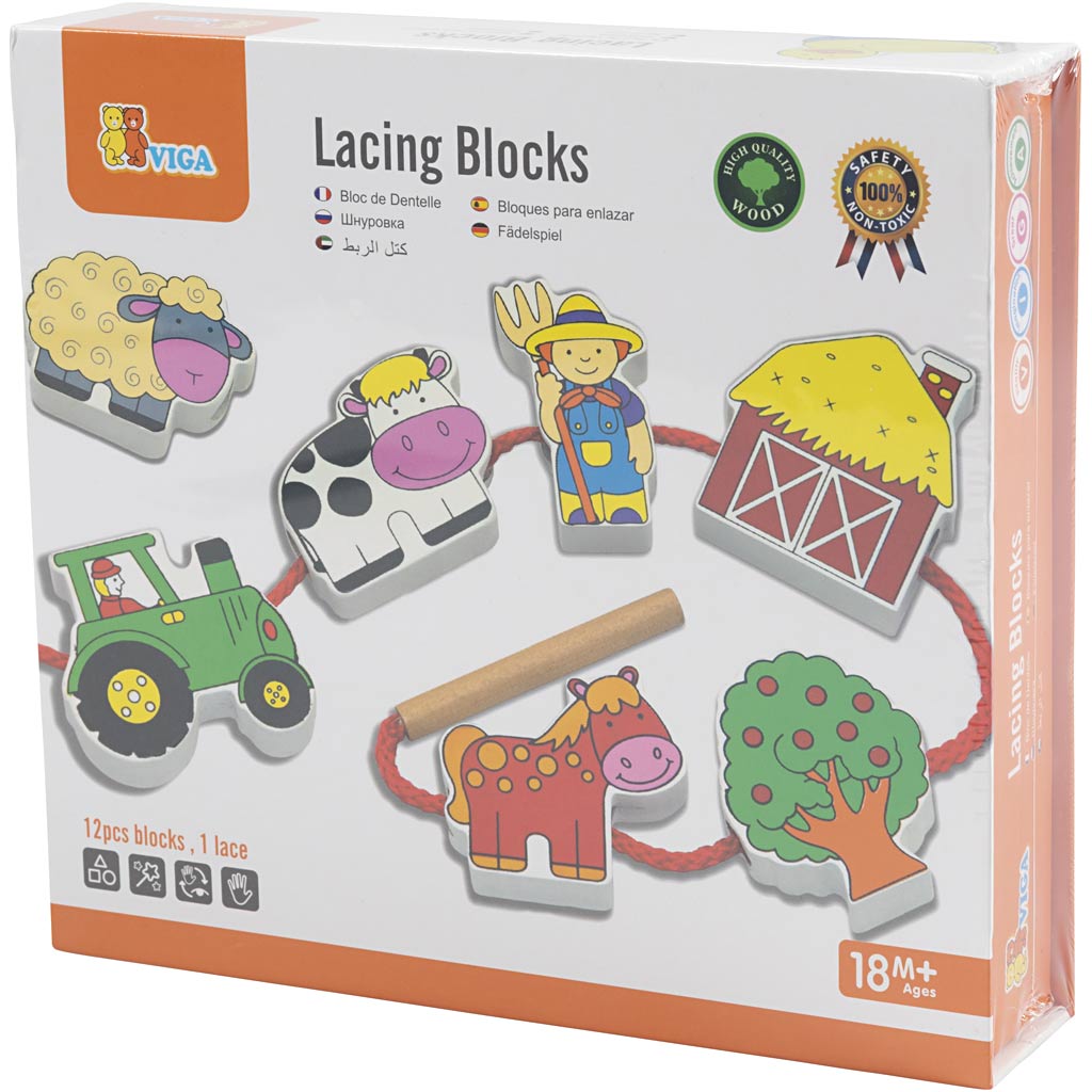 Figurines Viga sur ficelle, 13 pièces, 1 jeu