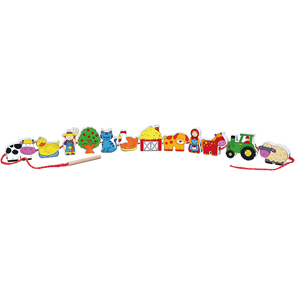 Figurines Viga sur ficelle, 13 pièces, 1 jeu