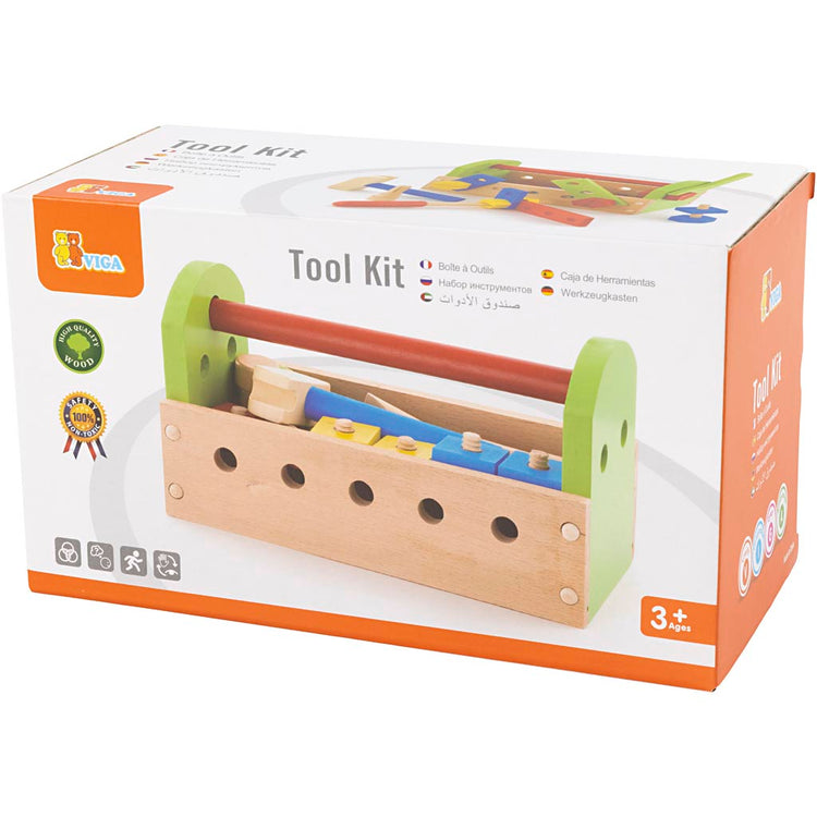 Boîte à outils pour jouets Viga, dimensions 25x14x12 cm, 1 pièce