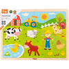 Viga puzzles en bois, animaux de la ferme, dim. 30x22,5 cm, 24 pièces, 1 pièce