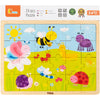 Viga puzzles en bois, taille 30x22,5 cm, 24 pièces, 1 pièce
