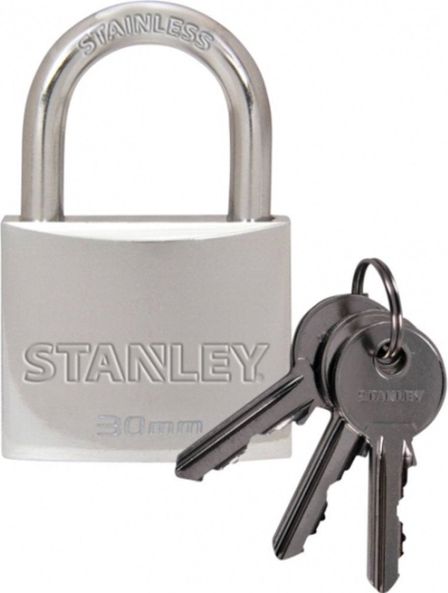 Stanley s742-011 cadenas serrure à clé 30mm