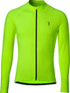 Bbb cycling transition chemise de cyclisme à manches longues homme et femme - 10-15 °c - chemise vtt et cyclisme avec 3 poches arrière - jaune fluo