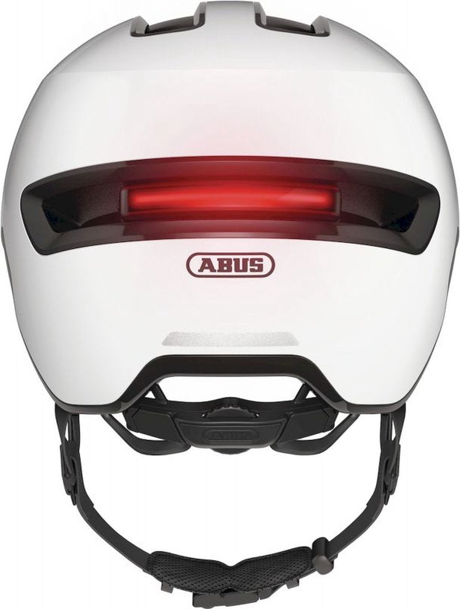Abus hud-y ace - casque de vélo blanc brillant l (57 - 61 cm)