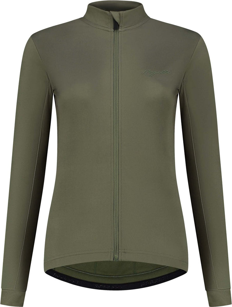 Rogelli core maillot de cyclisme manches longues - maillot de cyclisme femme - vert - taille xl
