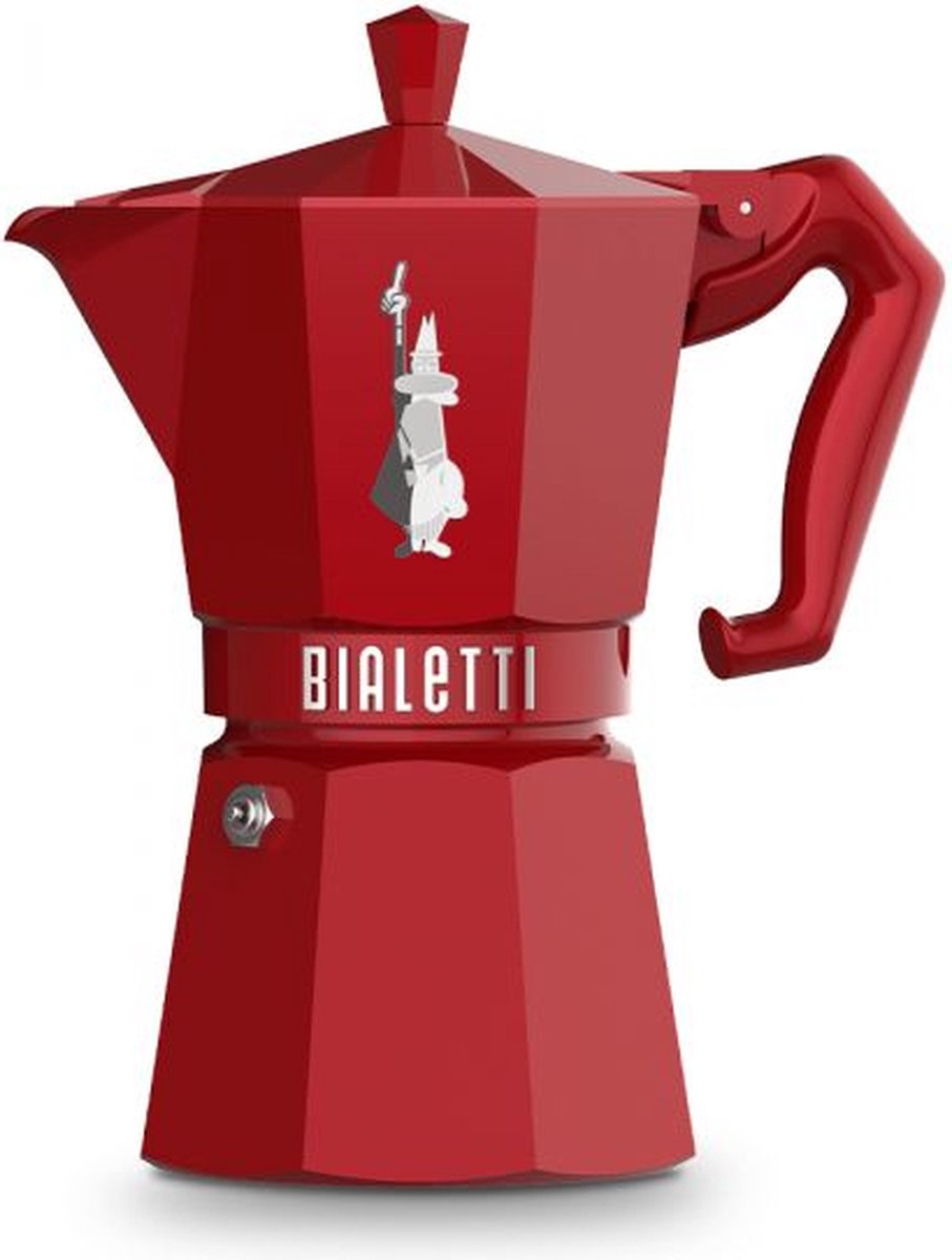 Cafetière exclusive Bialetti moka rouge 6t