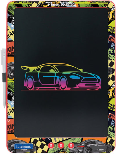 Lexibook 14'' Tablette E-Ink Multicolore d'Apprentissage et de Dessin avec Modèles Accessoire Stylo à Dessin