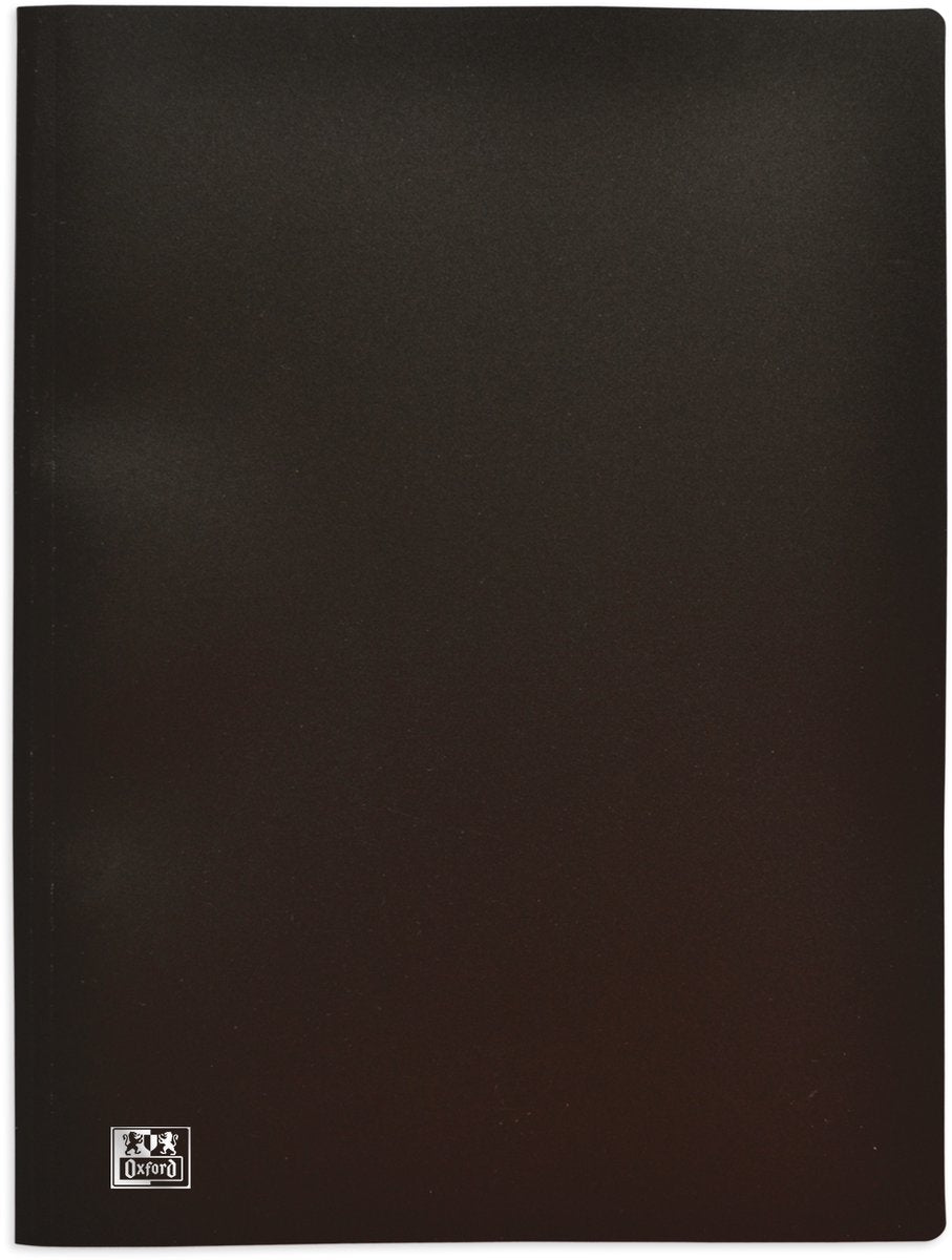 Oxford initiale - album d'exposition - a4 - 100 sachets - noir