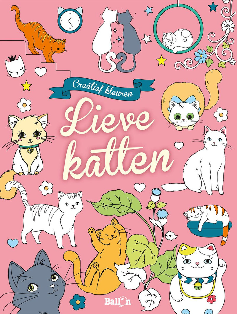 Livre de coloriage de la maison d'édition Standard, chats doux