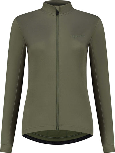 Rogelli core maillot de cyclisme manches longues - maillot de cyclisme femme - vert - taille xl