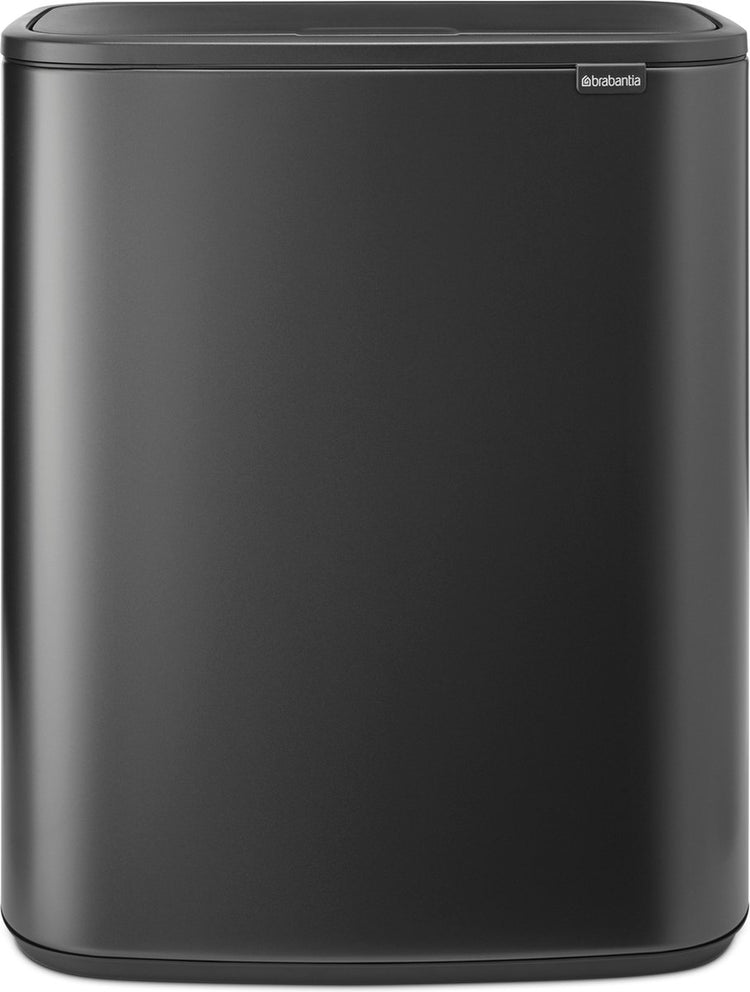 Poubelle Brabantia bo touch bin - 1 compartiment - 60 litres - gris confiant