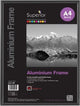 Cadre photo Seco a4 - 21 x 29,7 cm - aluminium brossé noir - avec support - cadre 11 mm - se-ala4-bk