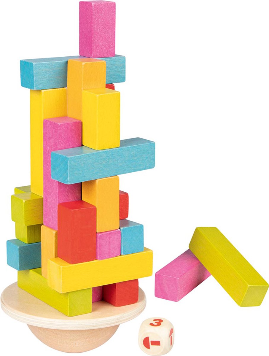 GOKI WOODEN Balance Game Dancing Tower, 38dlg.