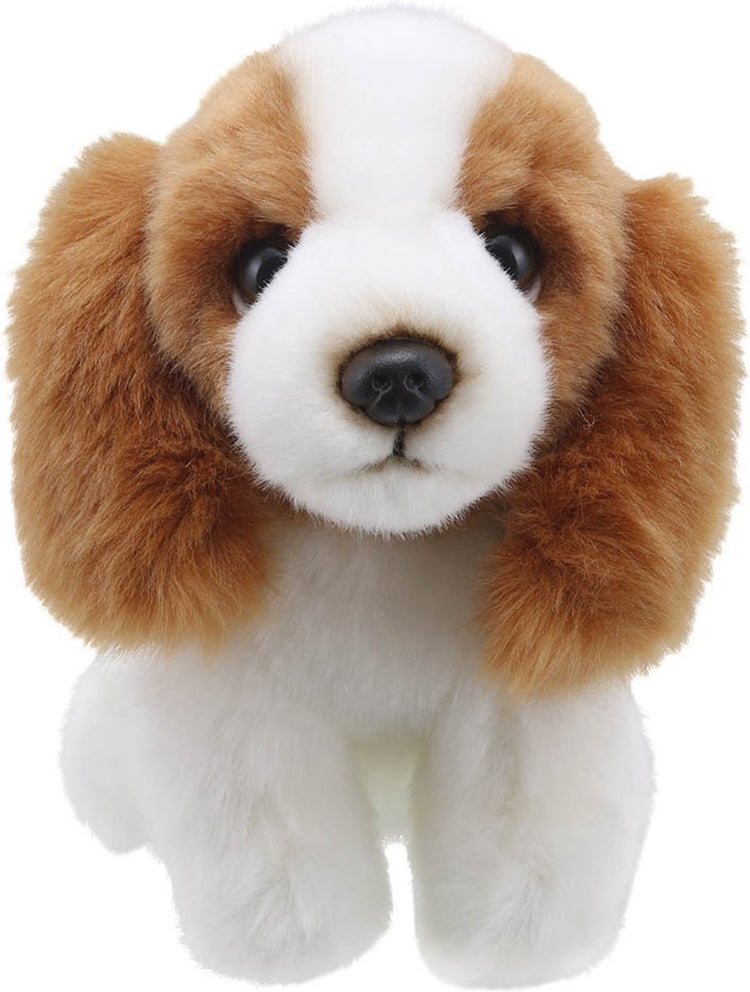 La marionnette à gants de la société Puppet King Charles Spaniel, jouet en peluche pour chien.