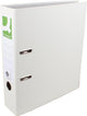 Classeur Q-connect, pour ft A4, en papier Recycolor, dos de 8 cm, blanc