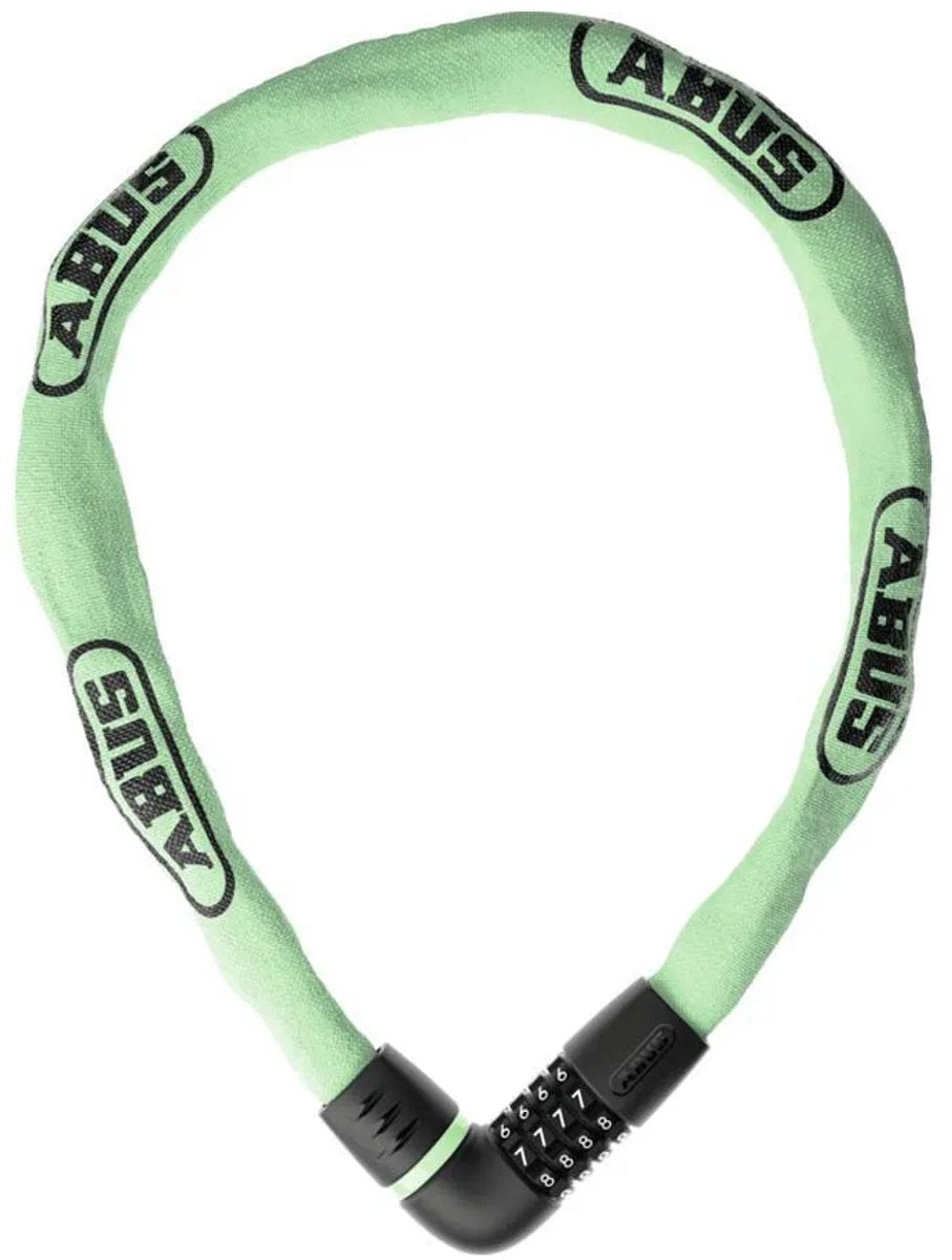 Abus chaîne antivol code tresor 6807c 110 vert sauge