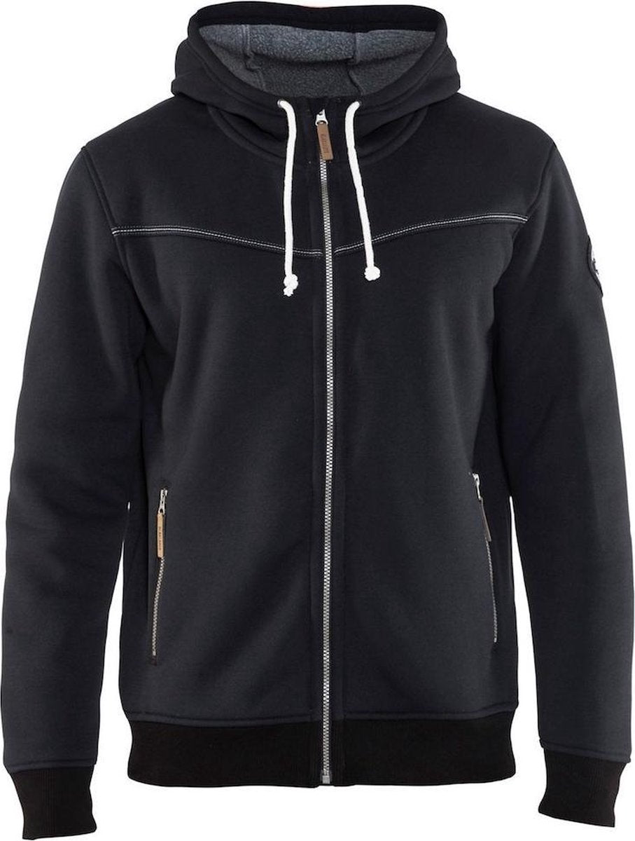 Blåkläder 4933-2514 sweat à capuche avec doublure chaude noir taille m