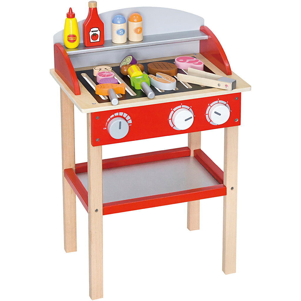 Barbecue en bois Viga, dimensions 39x60x26 cm, 1 pièce