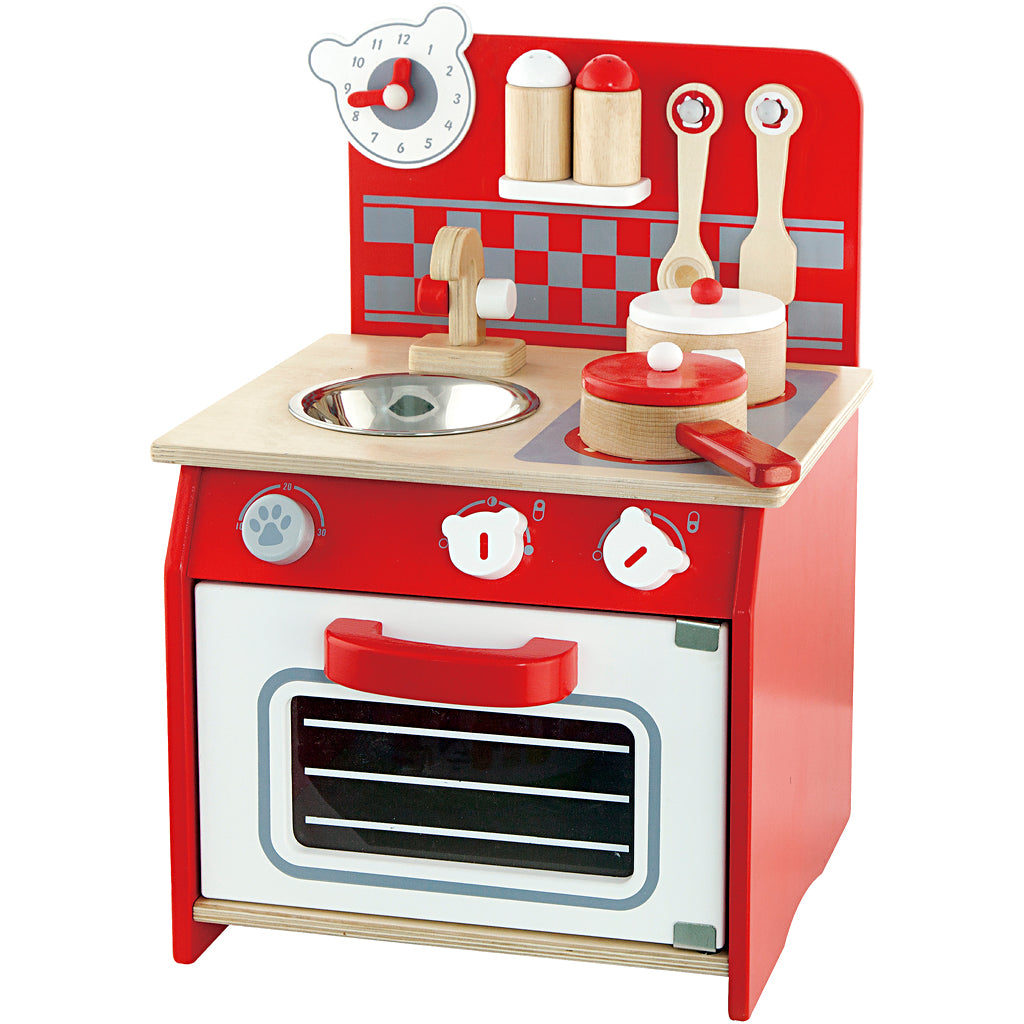 Mini cuisine en bois Viga, dimensions 42x31x24 cm, 1 pièce