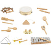 Planche d'activités Viga avec instruments à percussion, h : 48 cm, l : 75, l : 6,6, 12 parties 1 boîte