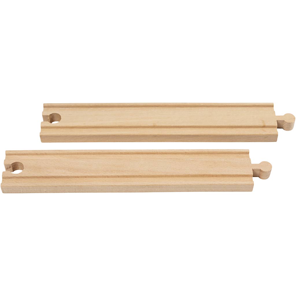 Chemin de fer Viga, droit, l: 21,5 cm, 2 pièces 1 boîte