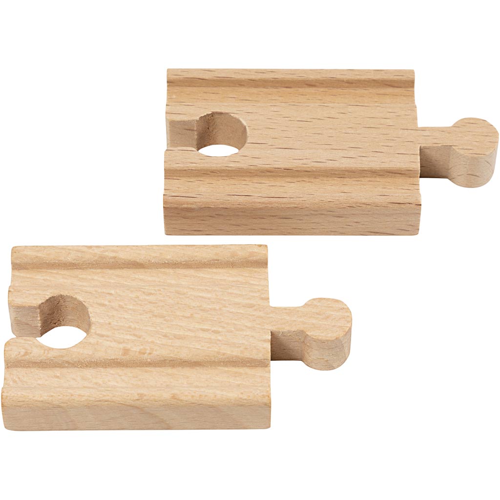 Chemin de fer Viga, droit, l: 5,5 cm, 4 pièces 1 boîte