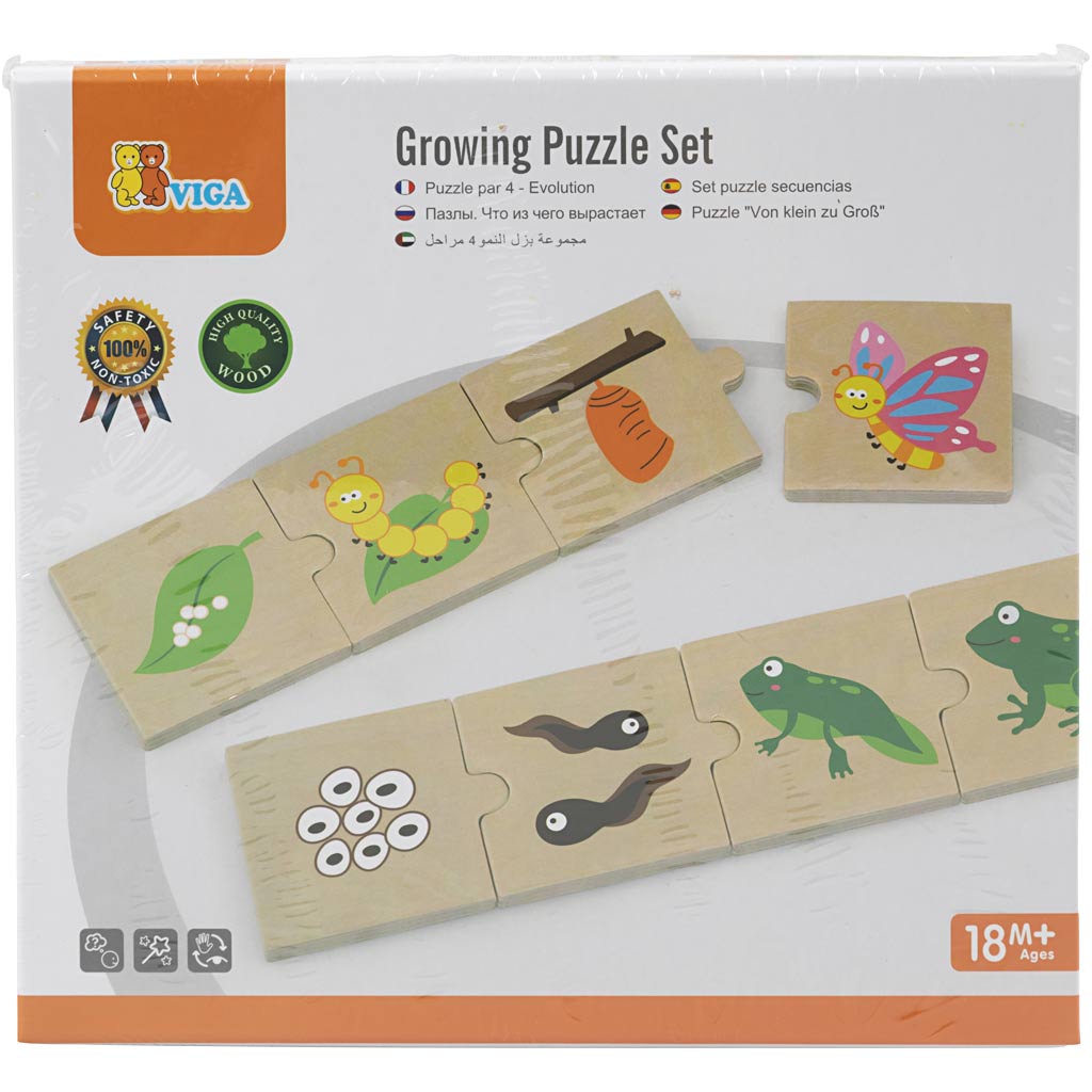 Viga puzzle, 6 pièces 1 set