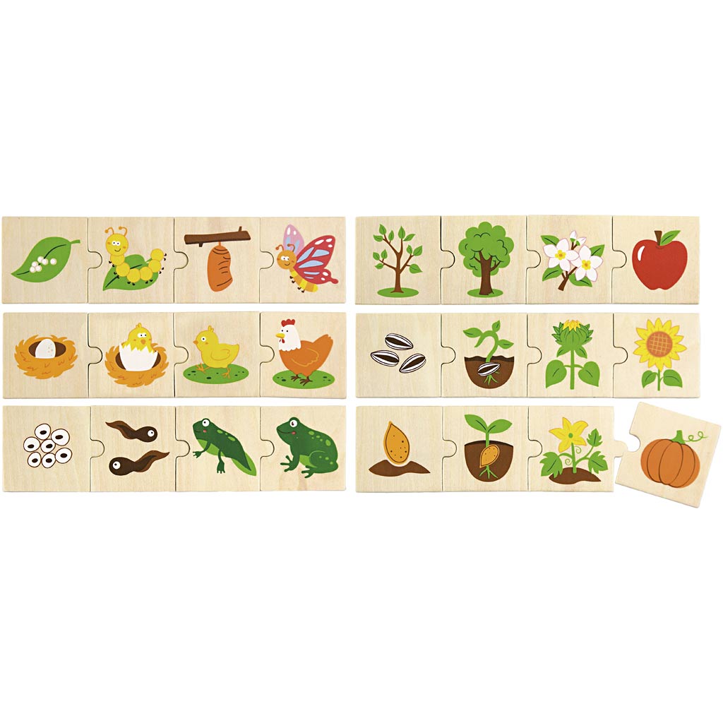 Viga puzzle, 6 pièces 1 set