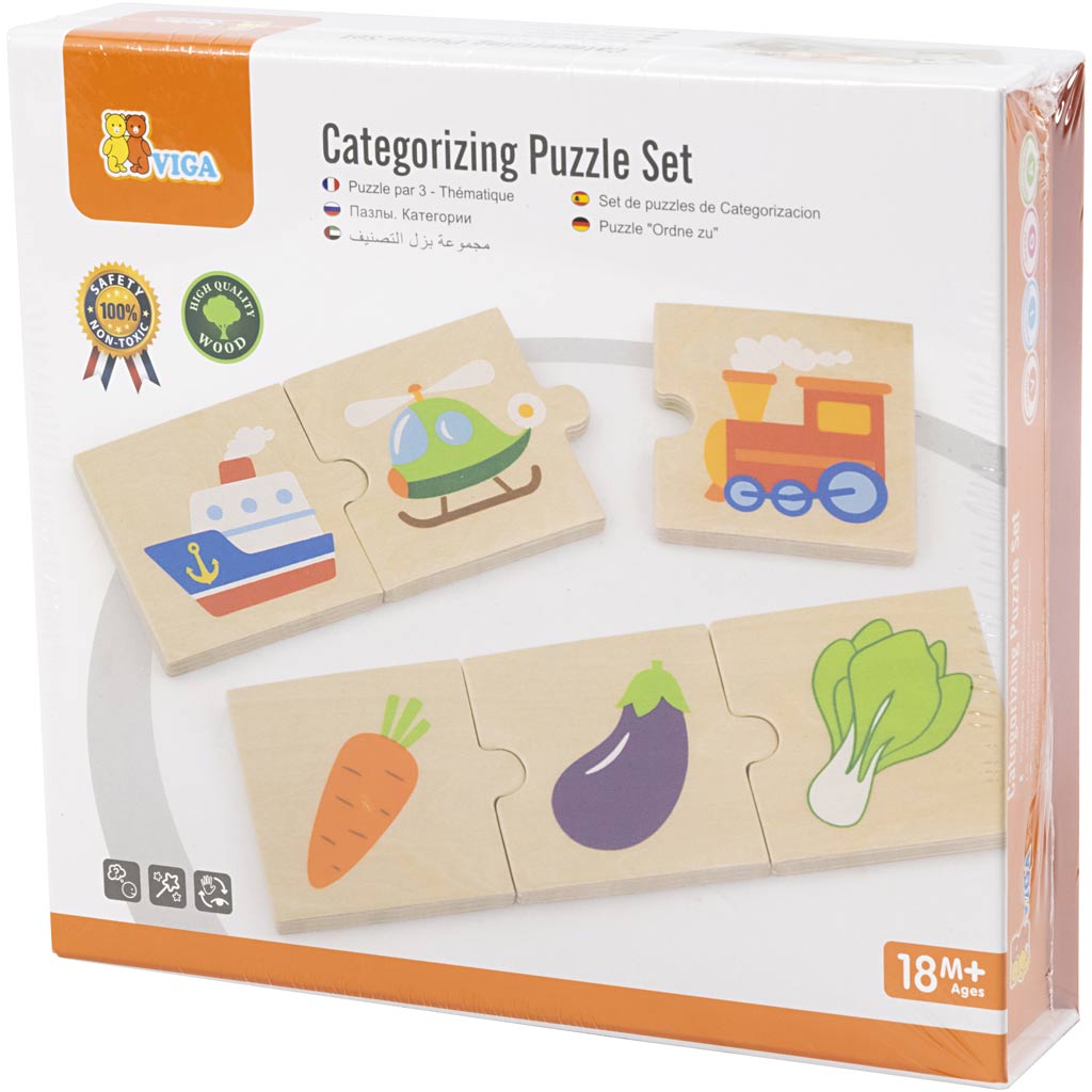 Viga puzzle, 8 pièces 1 set