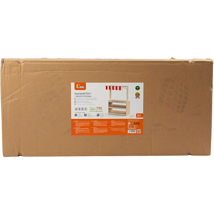 Stand de nourriture Viga avec auvent, h : 122 cm, l : 80, l : 44 cm, 1 pièce