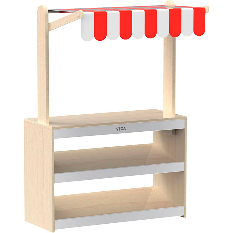 Stand de nourriture Viga avec auvent, h : 122 cm, l : 80, l : 44 cm, 1 pièce