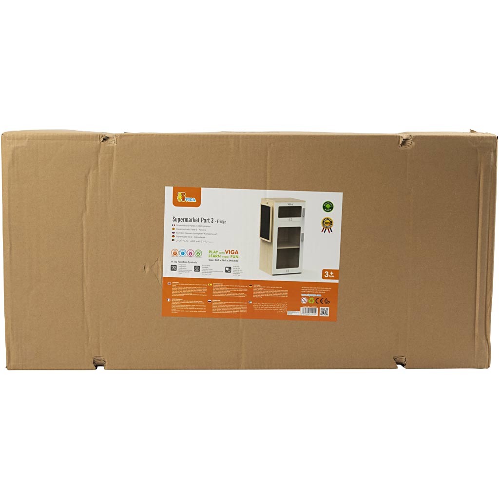 Réfrigérateur-congélateur Viga, h : 76 cm, l : 34 cm, l : 44 cm, 1 pièce
