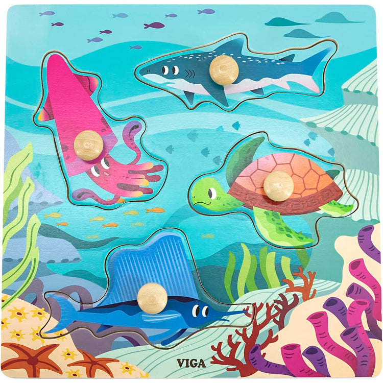 Viga puzzle avec boutons, h : 26 mm, l : 22 cm, l : 22 cm, 1 pièce