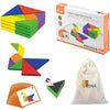 Tangram magnétique Viga, h: 1 cm, l: 10 cm, l: 10 cm, 35 pièces 1 boîte