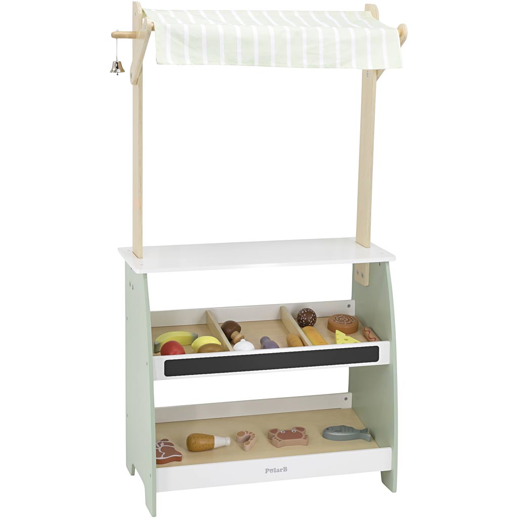 Étal de marché Viga, h : 104 cm, l : 57 cm, l : 30 cm, 1 pièce