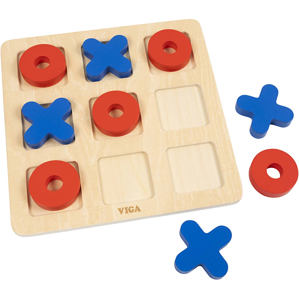 Viga tic-tac-toe, h : 0,9 cm, l : 22, l : 22 cm, 1 pièce