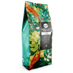 Les grains de café pissent amora-rôti foncé