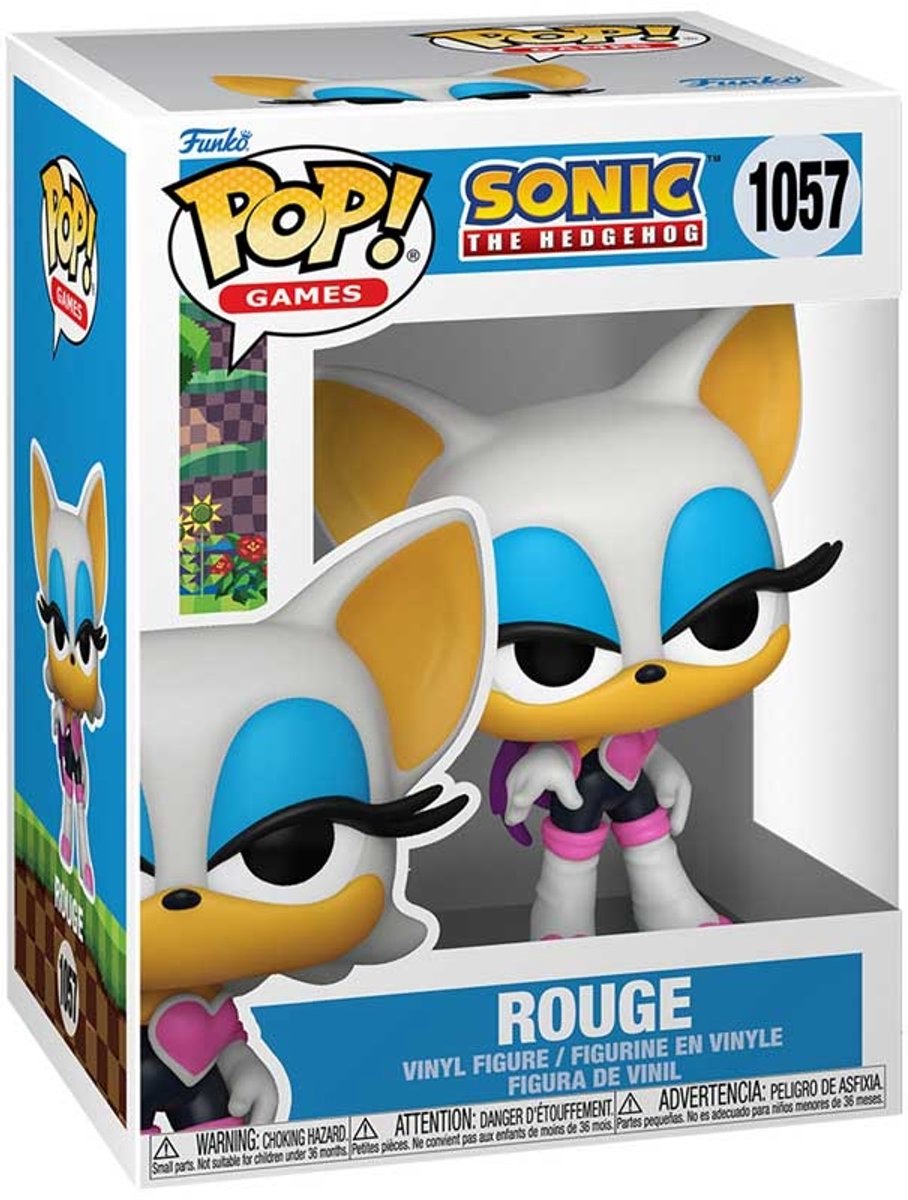 Funko Sonic le hérisson rouge figurine en vinyle 1057 pop ! PVC multicolore unisexe - fan merch, film, gaming
