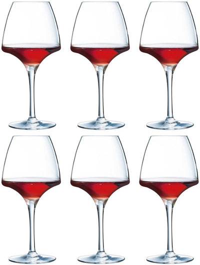 Verre à vin ouvert chef sommelier pro dégustation - rond - 32 cl - transparent - set-6