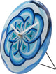 Nextime table cosmo blue – horloge murale de table – 20 cm – verre trempé – bleu clair – silencieuse