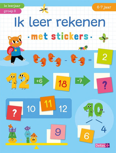 Deltas J'apprends à compter avec des autocollants (6-7 ans)